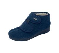 Fly Flot - Kletthauschuh Warm blau - Gr. - 36