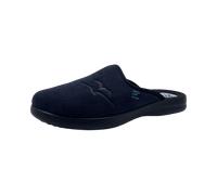 Fly Flot Pantoffeln P7 962 MD aus Stoff, anatomisches Fußbett, schwarz Größe 43 EU
