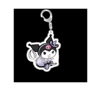 (Fly Kuromi) Spielzeug Sanrio Kuromi Schlüsselanhänger Melodie Schlüsselanhänger Anhänger Actionfiguren
