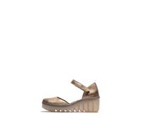 Fly London Damen Sahara Gold BISO305FLY Keilsandalen Espadrille Stap Heels EU 37 / UK 4