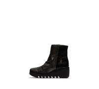 Fly London Damen BAAN538FLY Fashion Boot, Silver/Black, 39 EU