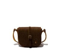 Fly London Damen Glou751fly Cross Body Bag, Brown/Mustard