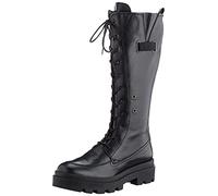 Fly London Damen Jaba816fly Kniehohe Stiefel, Schwarz, 36 EU