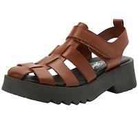 Fly London Damen Maie850fly Keilsandale, Cognac, 41 EU