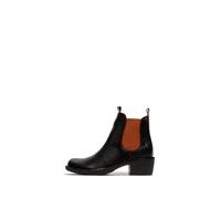 Fly London Damen Meme030fly Fashion Boot, Black Red, 39 EU