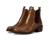 Fly London Damen Fashion-Boot MEME030FLY Dunkelbraun mit grünem Gummizug Größe 40