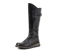 FLY London, Damen Mol 2 Langschaft Stiefel, Schwarz (Black 005), 37 EU
