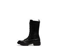 Schnürstiefel FLY LONDON "Fly London Stiefel Leder", Damen, Gr. 37, schwarz, Leder, Schuhe (52185541-37) schwarz