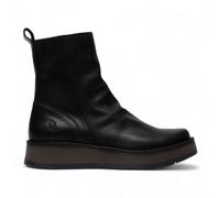 Fly London Damen RENO053FLY Bequeme Ankle Boots aus Leder mit Reißverschluss und Plateausohle, Schwarz EU 39/UK 6