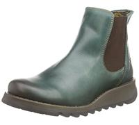 FLY London Damen Salv Chelsea Boots, Blau Petrol 006, 40 EU