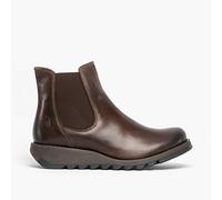 FLY London Damen Salv Chelsea Boots, Braun Darkbrown 001, 40 EU