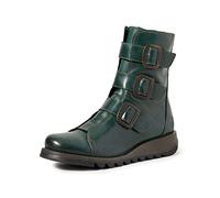 FLY London Damen Scop110fly Biker Boots, Grün Petrol 005, 36 EU