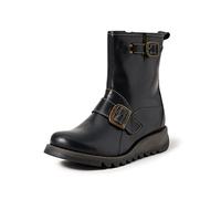 FLY London Damen Sino525fly Kurzschaft Stiefel, Schwarz Black 000, 37 EU