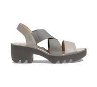 Fly London Damen TAJI502FLY Sandale, Silber, 38