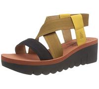 Fly London Damen Yabi922flySandal, Bumblebee Camel Black, 37 EU