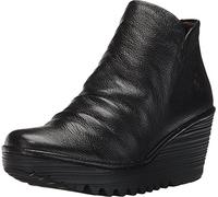 FLY London Damen Yip Kurzschaft Stiefel, Schwarz Black 017, 38 EU
