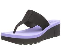 Fly London Damen Yomu725fly Sandale, Black Viola, 41 EU
