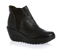 Fly London Damen Yoss Schlupfstiefel, Schwarz (Black 000), 38