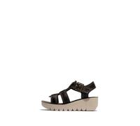 Fly London Damen YUDD236FLY Sandal, Black, 37 EU