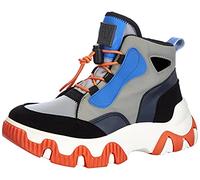 Fly London Feny633fly Damen-Sneaker, Grau, Blau, Orange, 36 EU