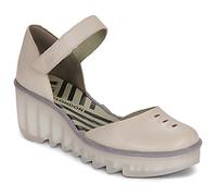 Fly London Keilabsatzsandalen BISO in Beige 38