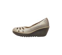 FLY London Pumps Leder Silber - 38