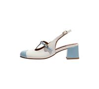 FLY London Pumps Leder Weiß/Blau - 37