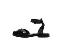 FLY London Sandalen Leder Schwarz/Schwarz - 38