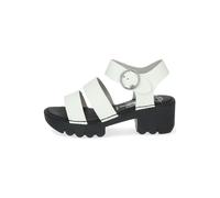 Fly London Leder Sandalen, weiß, 35 Weiß