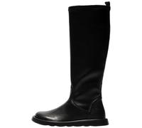 FLY London Stiefel Leder/Textil Schwarz - 36