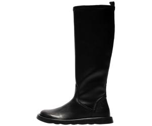 FLY London Stiefel Leder/Textil Schwarz - 36