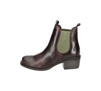 FLY London Stiefelette Leder/Textil Dunkelbraun - 40