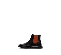 Fly London Stiefelette TICH099FLY Damen Leder/Textil Schwarz/Rot Größe 40
