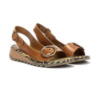 Fly London Tram723fly Damen Sandalen Kamel EU 42 / UK 8