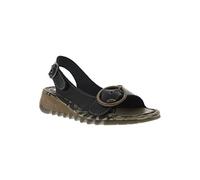 Fly London Tram723fly, Damen Slingback Sandalen, Schwarz (Black), 39 EU