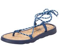 Fly London Women's Tace874fly Flat Sandal, blau, 41 EU