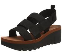 Fly London Damen Yere847fly Keilsandale, Schwarzer Ziegel, 41 EU