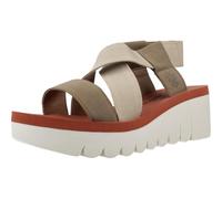 Fly London Leder Sandalen, beige, 40 Mehrfarbig