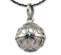 Fly Style Klangkugel Glücksbringer Anhänger - Kettenanhänger Silber 925 - Spirituelle Geschenke, Auswahl:ohne Schmuckschachtel