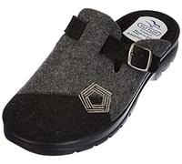 Flyflot Herren 882253 Hausschuh, schwarz/anthrazit, 46 EU