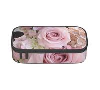 FLYIFE Bedrucktes Federmäppchen mit Saguaros bei Sonnenuntergang, großes Fassungsvermögen, Reißverschluss, Stiftebox, Schreibwaren-Organizer, Make-up-Tasche für Schule, Büro, Erwachsene, Teenager