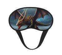Flying Dragon Schlafmaske für Damen und Herren, weiche und bequeme Schlafmaske, Verdunkelung, Augenabdeckung für Reisen, Yoga, Nickerchen, Schichtarbeit