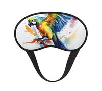 Flying Parrot Schlafmaske für Seitenschläfer, lichtblockierende Nachtmasken zum Schlafen, Augenmaske für Damen und Herren, Augenabdeckung, weicher, bequemer Augenschatten für Reisen, Nickerchen