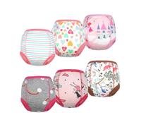 Flyish Packung mit 6 Baby Trainingshosen Töpfchen Unterwäsche Kleinkinder Windelhosen Toilettentraining Unterwäsche Entzückende Tiermuster Trainingshose MADCHEN 3 Jahre
