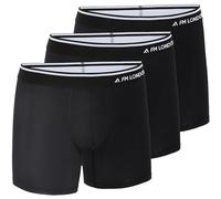 FM London 3er-Pack Micromodal Herren-Boxershorts - weiche Anti-Scheuer-Boxershorts mit Beutel - für Sport und Alltag geeignet
