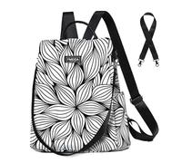 Fmeida Damen Rucksack Modern Anti Diebstahl Tasche 2 in 1 Nylon Daypack Schultasche Cityrucksack Tagesrucksack Rucksackhandtaschen Daypack für Frauen Mädchen