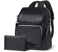 Fmeida Taschenrucksack 2 in 1 Damen Rucksack Laptop Anti Diebstahl Nylon Rucksackhandtaschen Wasserdichte Schultertasche Casual Daypack Klein Reiserucksack Cityrucksack für Frauen Mädchen