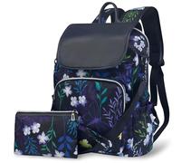 Fmeida Taschenrucksack 2 in 1 Damen Rucksack Laptop Anti Diebstahl Nylon Rucksackhandtaschen Wasserdichte Schultertasche Casual Daypack Klein Reiserucksack Cityrucksack für Frauen Mädchen