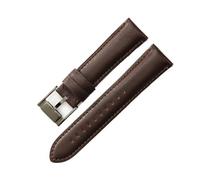 FNBDDX Uhrenarmband passend for Fossil wasserdichte dunkelblaue Rose Stahlschnalle 22 mm 24 Universal-Uhrenarmbänder(Dark Brown-Black-K8,22mm)