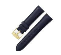 FNBDDX Uhrenarmband passend for Fossil wasserdichte dunkelblaue Rose Stahlschnalle 22 mm 24 Universal-Uhrenarmbänder(Dark Blue-Gold-K8,24mm)